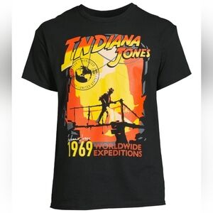 Indiana Jones Big Men's Short Sleeve Graphic Tee